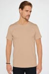 Unisex 10'lu Pkt Siyah-Beyaz-Vizon-Yeşil-Lacivert-Mavi-Bordo Slim Fit %100 Pamuk Bisiklet Yaka Tişört