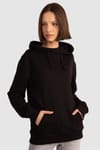 Kapüşonlu Basıc Sweatshirt