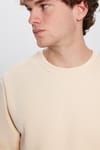 Bisiklet Yaka Basic Unisex Sweatshirt