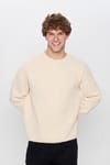Bisiklet Yaka Basic Unisex Sweatshirt