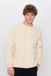 Bisiklet Yaka Basic Unisex Sweatshirt