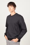 Bisiklet Yaka Basıc Unisex Sweatshirt