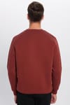 Bisiklet Yaka Basic Unisex Sweatshirt