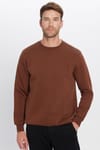 Bisiklet Yaka Basic Unisex Sweatshirt