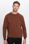 Bisiklet Yaka Basic Unisex Sweatshirt