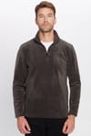 Unisex Standart Fit Tüylenmeye Karşı Dirençli Soğuğa Karşı Dayanıklı Füme Dik Bato Yaka Polar Sweatshirt