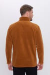 Erkek Dik Yaka Tüylenme Yapmayan Soğuk Geçirmez Standart Fit Rahat Kesim Polar Sweatshirt