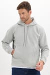 Unisex Oversize Geniş Kesim Pamuklu Yumuşak Dokulu İçi Polarlı Basic Taş Renk Kapüşonlu Sweatshirt
