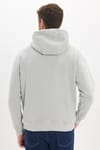 Unisex Oversize Geniş Kesim Pamuklu Yumuşak Dokulu İçi Polarlı Basic Taş Renk Kapüşonlu Sweatshirt