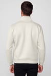 Pamuklu Dik Yaka Fermuarlı Unisex Sweatshirt