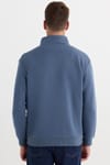 Pamuklu Dik Yaka Fermuarlı Unisex Sweatshirt