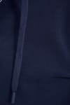 Unisex Relax Fit Rahat Kesim Pamuklu İçi Polarlı Çift Cepli Tam Fermuarlı Siyah Kapüşonlu Sweatshirt