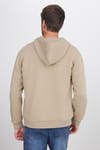 Unisex Relax Fit Rahat Kesim Pamuklu İçi Polarlı Yarım Fermuarlı Gri Kapüşonlu Sweatshirt