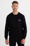 RELAX FIT SWEATSHIRT CREW NECK PRINT  BB