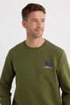 RELAX FIT SWEATSHIRT CREW NECK PRINT  BB