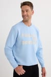 RELAX FIT SWEATSHIRT CREW NECK PRINT  PUB