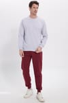 RELAX FIT SWEATSHIRT CREW NECK TWO THREAD COMPACT ONL PLAIN