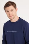 ERKEK BASKILI YOU NEED ONLY TO BE STILL HW 935 SWEATSHIRT