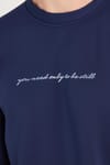 ERKEK BASKILI YOU NEED ONLY TO BE STILL HW 935 SWEATSHIRT