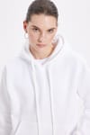 Oversize Pamuk Kapüşonlu Basic Unisex Sweatshirt