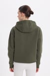 Oversize Pamuk Kapüşonlu Basic Unisex Sweatshirt