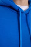 Oversize Pamuk Kapüşonlu Basic Unisex Sweatshirt