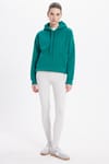 Oversize Pamuk Kapüşonlu Basic Unisex Sweatshirt