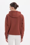 Oversize Pamuk Kapüşonlu Basic Unisex Sweatshirt