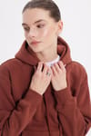 Oversize Pamuk Kapüşonlu Basic Unisex Sweatshirt