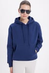 Oversize Pamuk Kapüşonlu Basic Unisex Sweatshirt