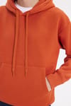 Oversize Pamuk Kapüşonlu Basic Unisex Sweatshirt