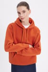 Oversize Pamuk Kapüşonlu Basic Unisex Sweatshirt