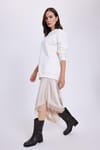 Kadın Oversize Geniş Kesim Bisiklet Yaka Basic Sweatshirt