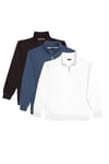 THREE PIECES SWEATSHIRT HALF ZIPPER PLAIN 23/24