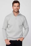 THREE PIECES SWEATSHIRT HALF ZIPPER PLAIN 23/24