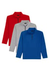 THREE PIECES POLAR HALF ZIPPER PLAIN ONL