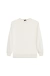 Unisex 3'lü Paket Beyaz-Yeşil-Mavi Relax Fit %100 Pamuk Bisiklet Yaka Sweatshirt