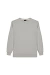 Unisex 3'lü Paket Siyah-Yeşil-Taş Relax Fit %100 Pamuk Bisiklet Yaka Sweatshirt