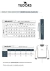 Unisex 3'lü Paket Sax Mavi-Taş-Okyanus Mavi Relax Fit %100 Pamuk 3 İplik Bisiklet Yaka Sweatshirt