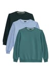 THREE PIECES SWEATSHIRT PLAIN