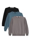 THREE PIECES SWEATSHIRT PLAIN