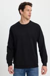 THREE PIECES RELAX FIT SWEATSHIRT CREW NECK TWO THREAD COMPACT ONL PLAIN