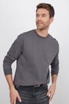 THREE PIECES RELAX FIT SWEATSHIRT CREW NECK TWO THREAD COMPACT ONL PLAIN
