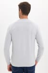 Erkek Standart Fit Normal Kesim Uzun Kollu Ekstra Soft Modal Kumaş Bisiklet Yaka Gri Sweatshirt