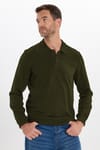 REGULAR FIT POLO NECK OTOMENDI  SWEATSHIRT