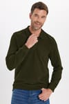 REGULAR FIT POLO NECK OTOMENDI  SWEATSHIRT
