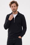 REGULAR FIT  POLO NECK HALF ZIPPER  MEDINA SWEATSHIRT