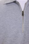 REGULAR FIT  POLO NECK HALF ZIPPER  MEDINA SWEATSHIRT