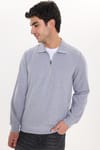 REGULAR FIT  POLO NECK HALF ZIPPER  MEDINA SWEATSHIRT
