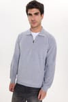 REGULAR FIT  POLO NECK HALF ZIPPER  MEDINA SWEATSHIRT